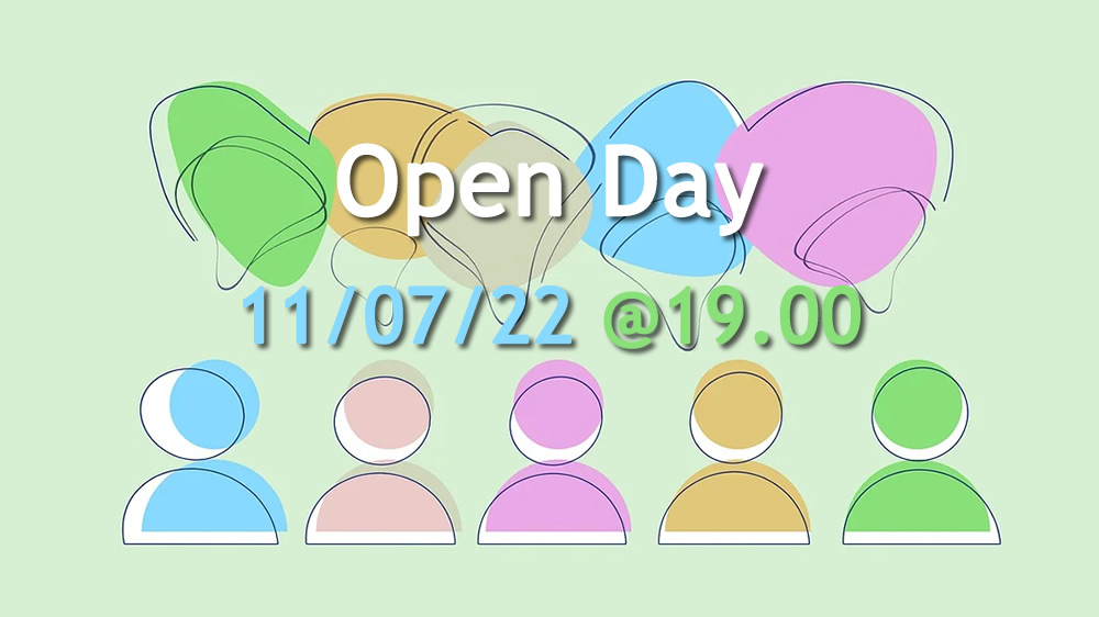 Διαδικτυακό Open Day | Δευτέρα 11 Ιουλίου 2022, 19.00